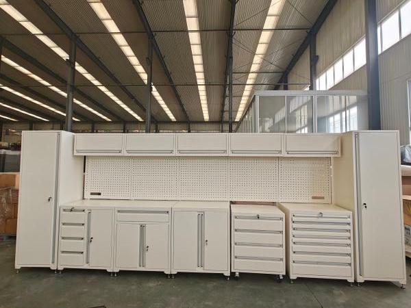 White Heavy duty Garage Cabinet
