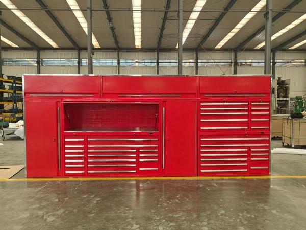 Red Tool Garage Cabinet